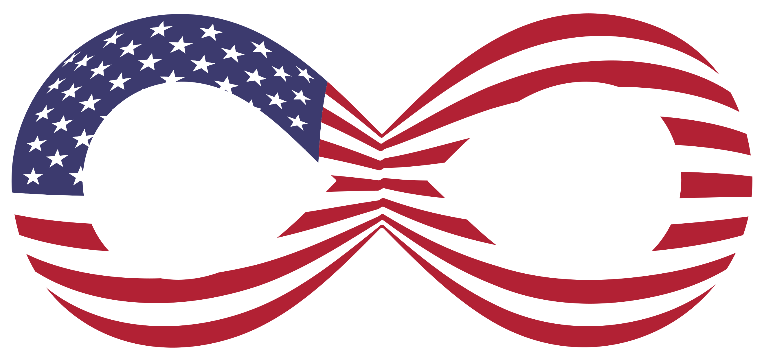 American flag infinity