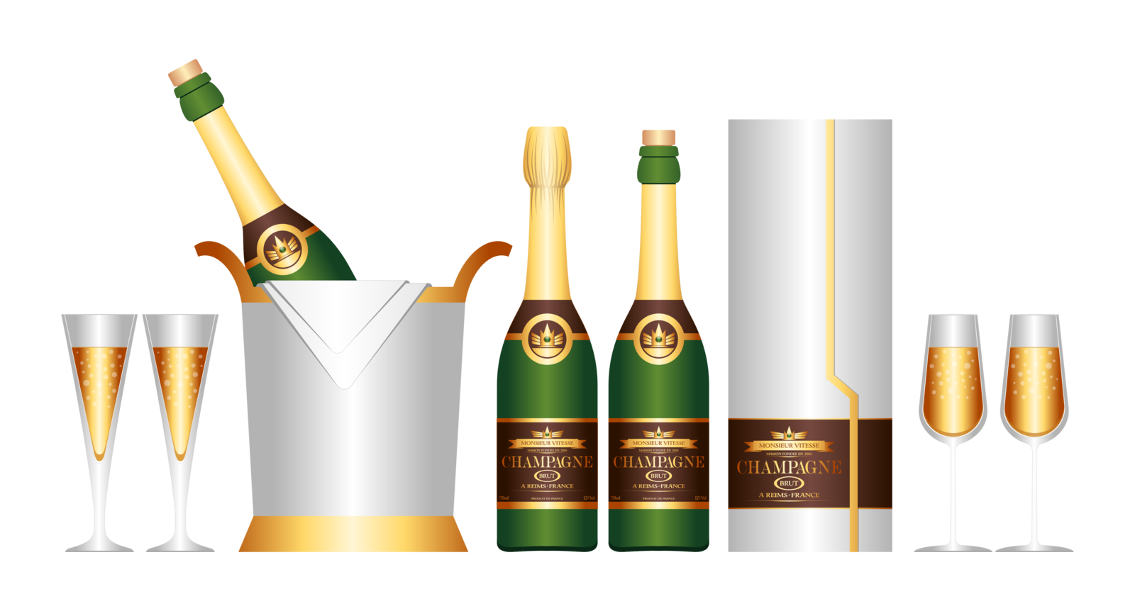 champagne set