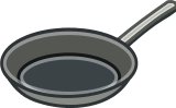 frying pan dark
