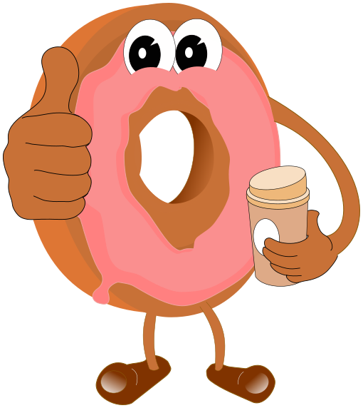 donut with coffee