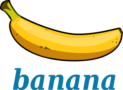 banana label