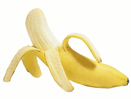 banana peeled photo