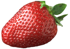 ripe strawberry clipart