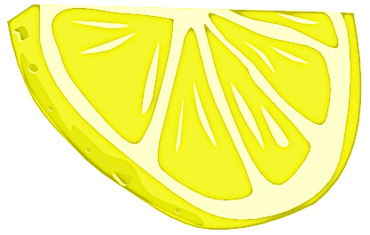lemon half slice