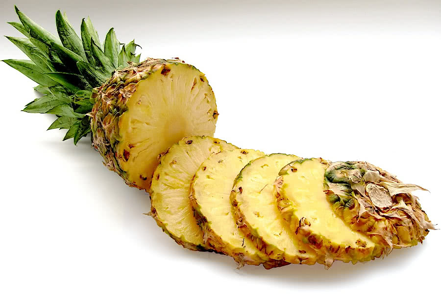 pineapple sliced photo