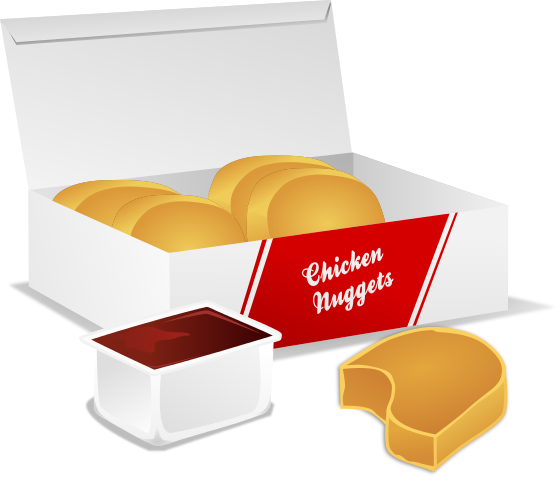 chicken nuggets box
