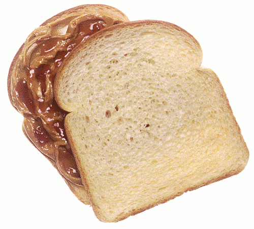 Peanut butter and jelly sanwich