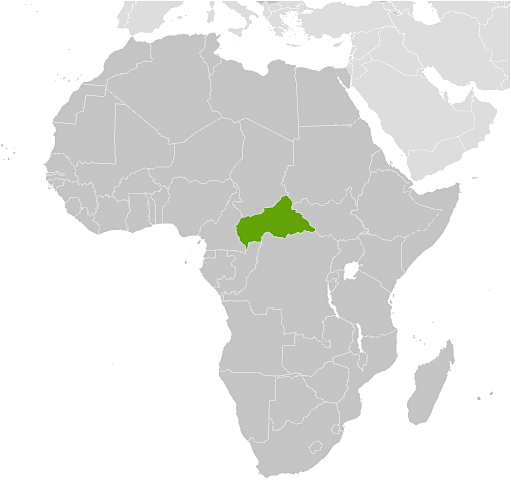 Central African Republic location