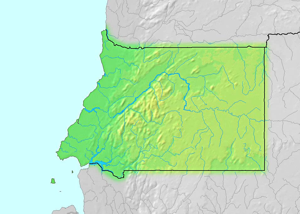 Equatorial Guinea topographic