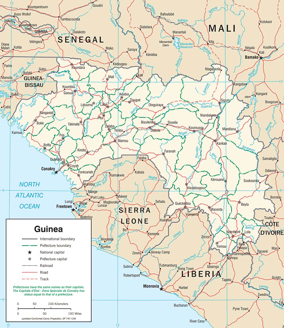 Guinea map 2002