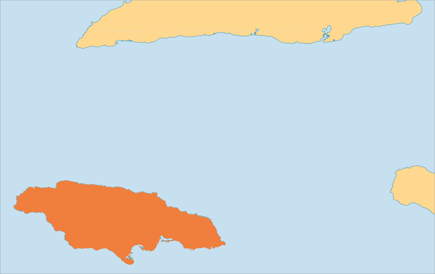 Jamaica map location