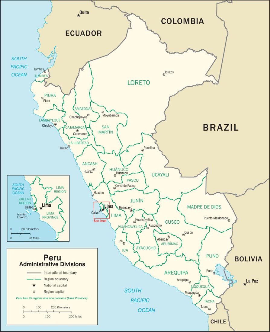 Peru regions 2006