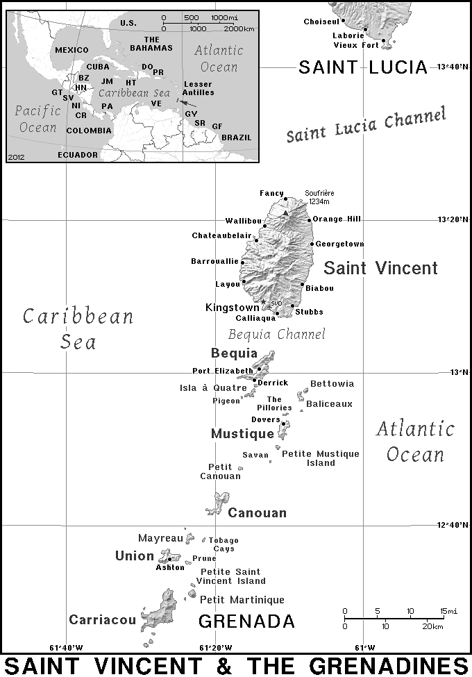 Saint Vincent Grenadines BW