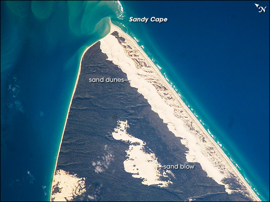 Sandy Cape  Fraser Island  Australia