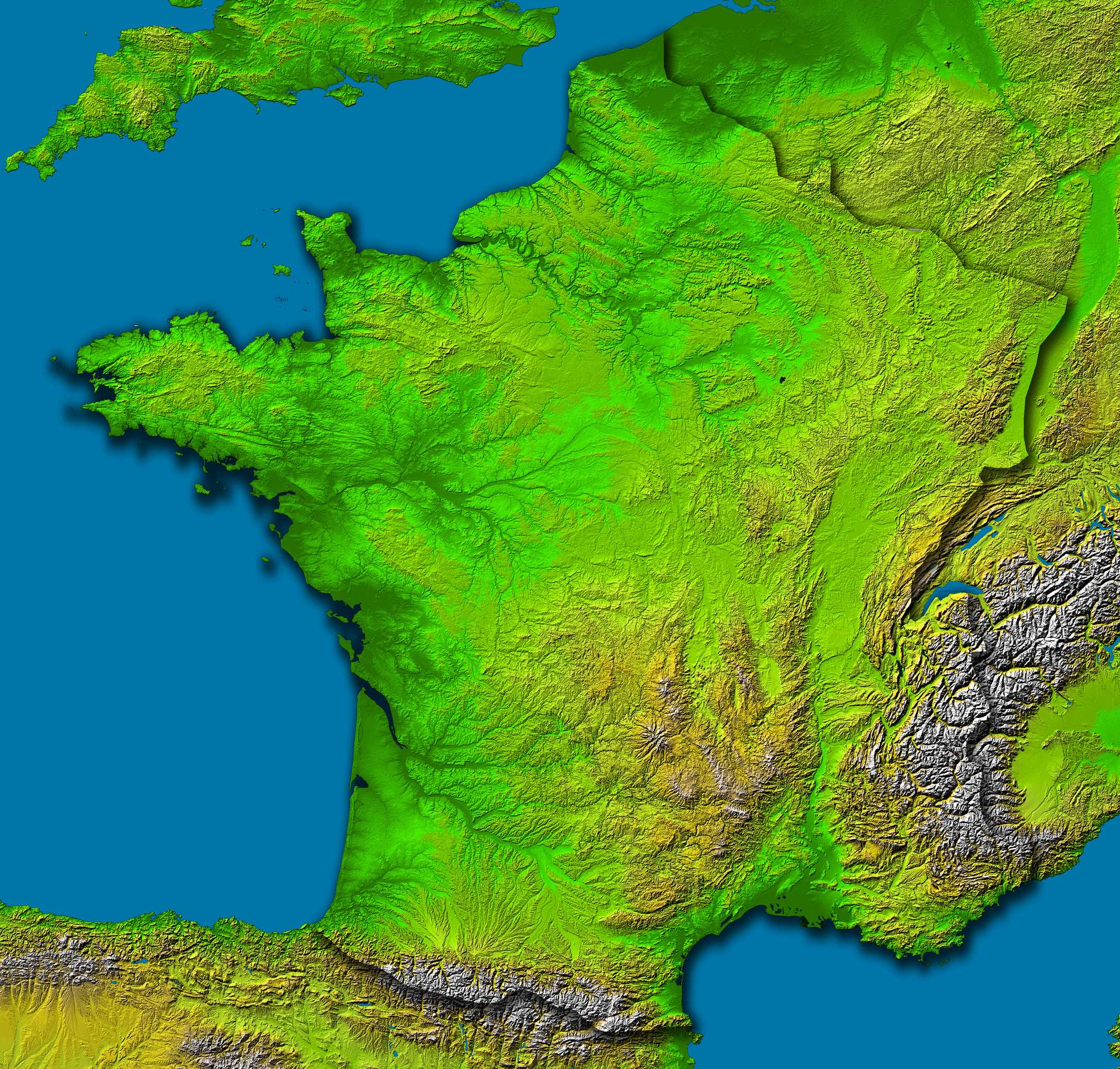 France topography