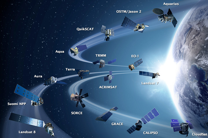 NASA earh saellie fleet 2013