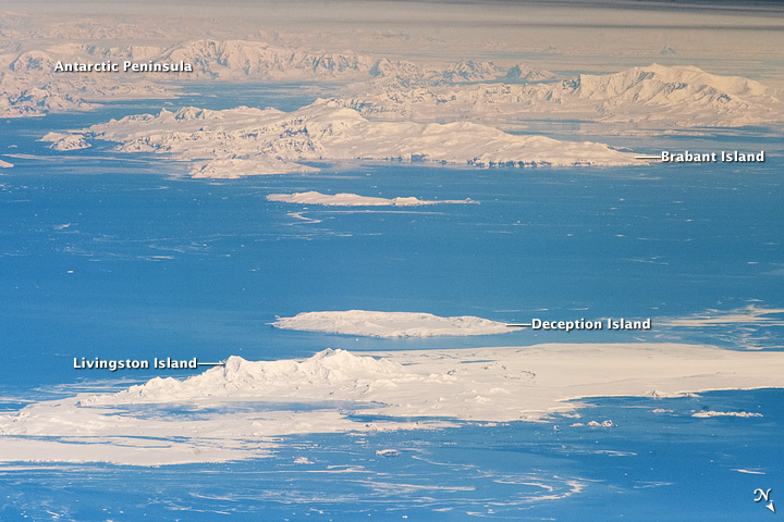 South Shetland Islands and Antarctica