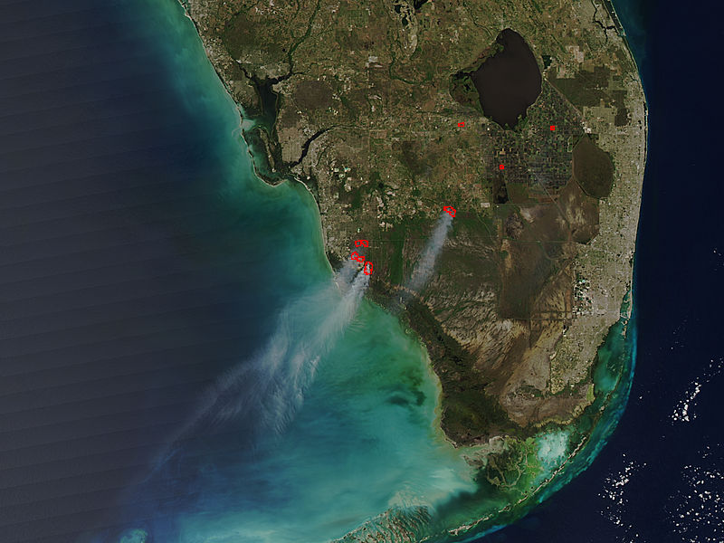 fires southern Florida 2018