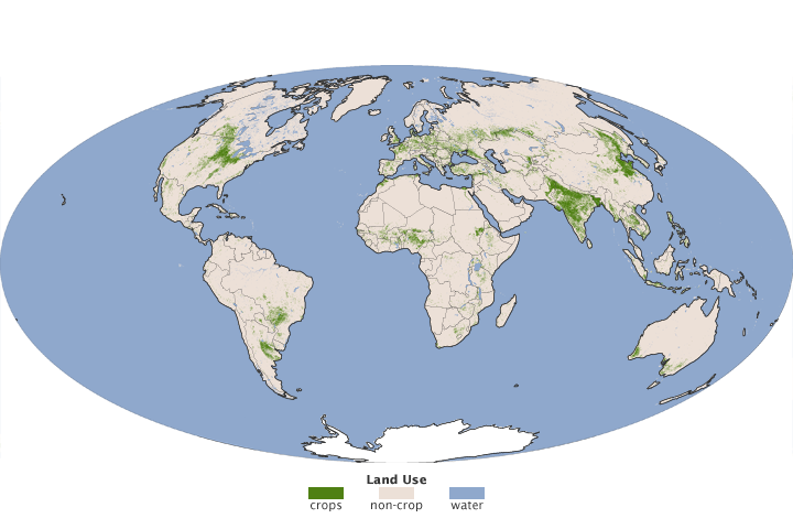 global crop land