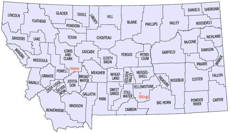 Montana counties
