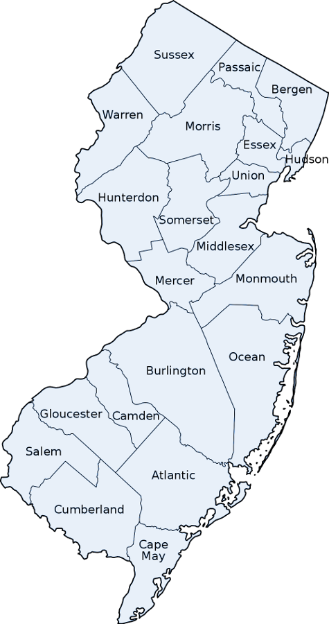 New Jersey counties