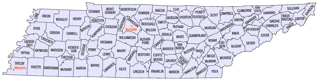 clipart map of tennessee - photo #15
