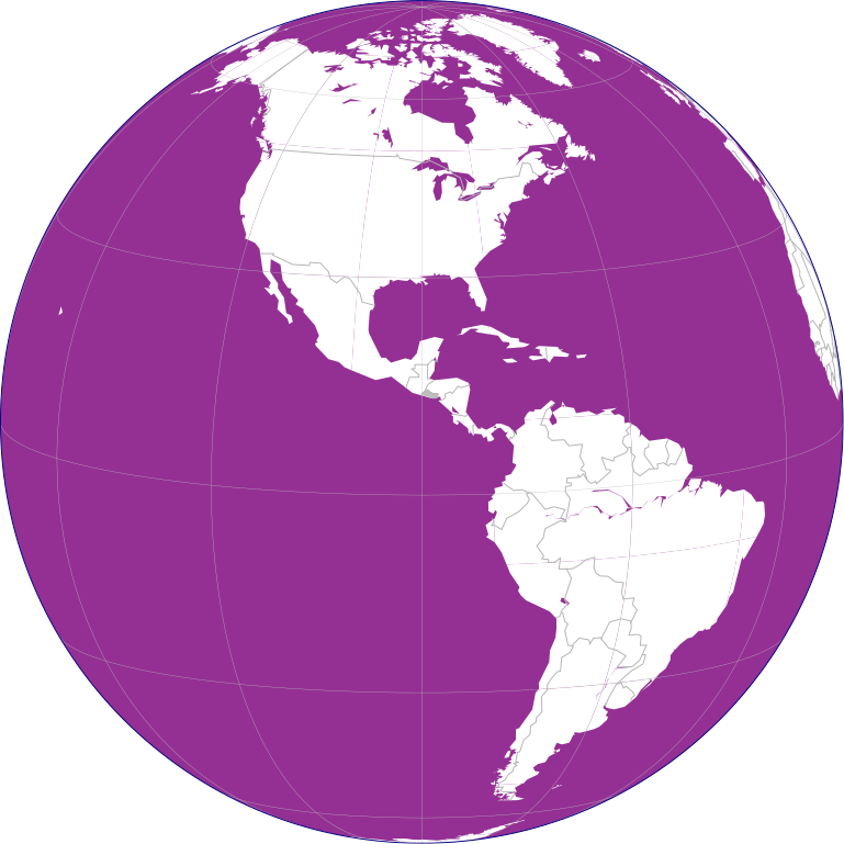 El Salvador on purple