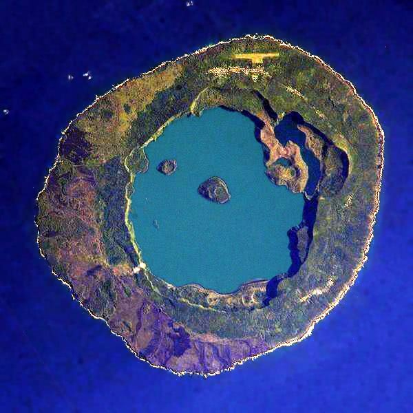 Niuafo'ou crater lake  Tonga