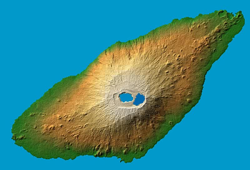 crater lakes on Ambae Island