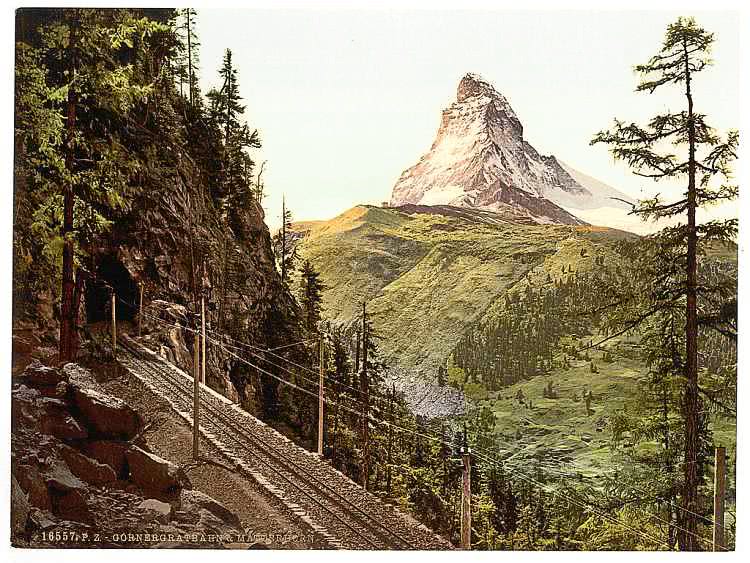 Gornergrat Railway and Matterhorn