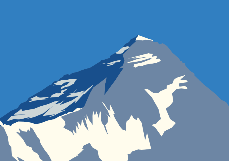Mount Everest clip art