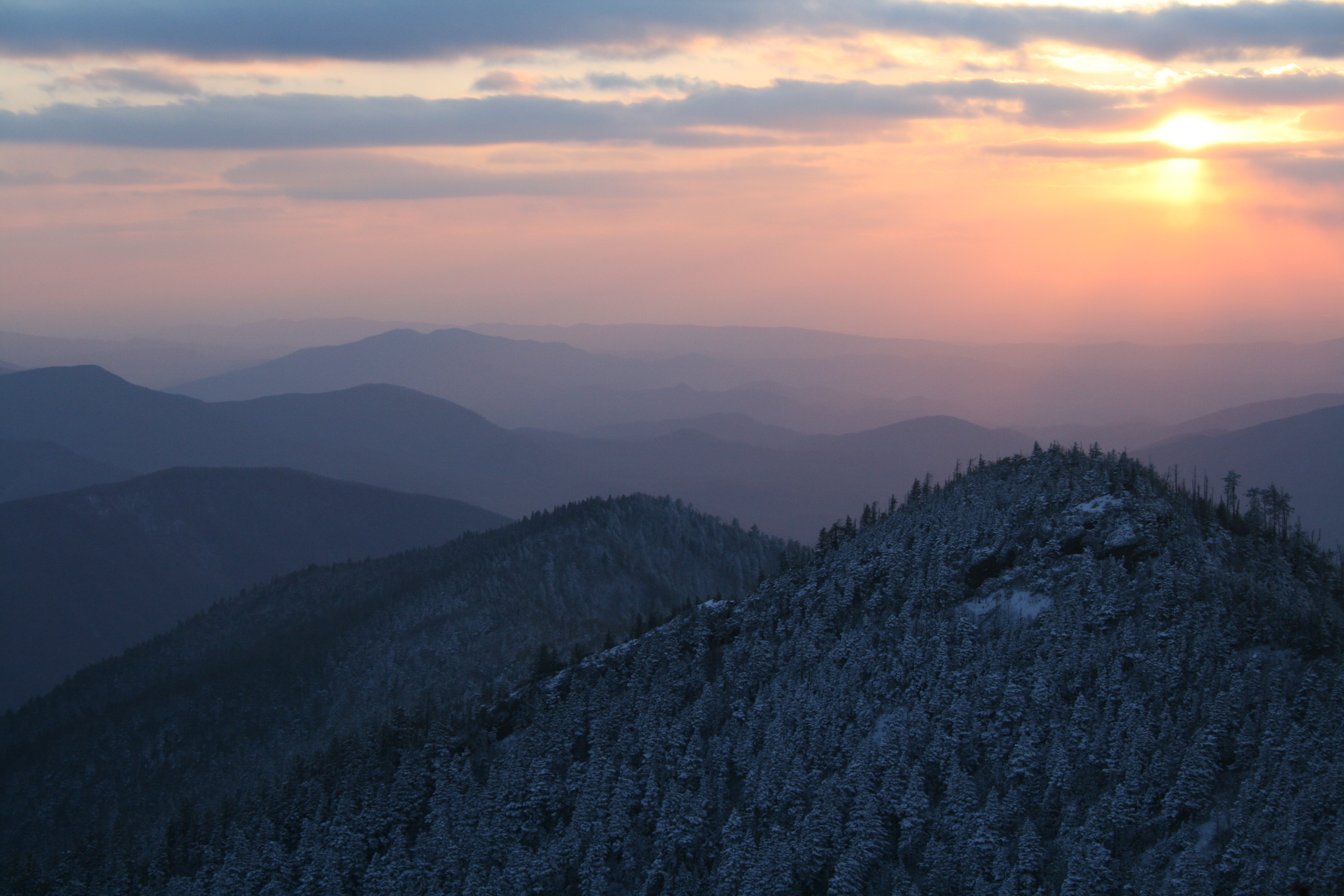 Smokey Mountains from Mount Le Conte