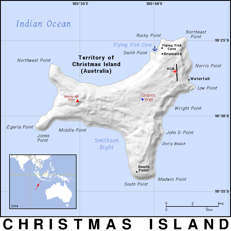 Christmas Island detailed