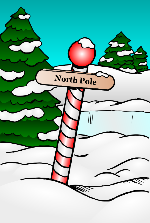 North Pole sign