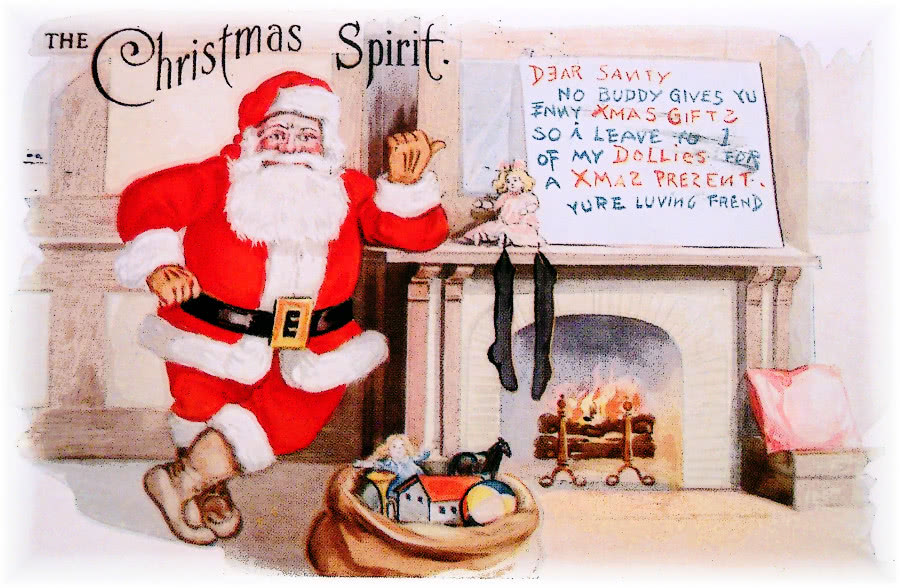 Santa Christmas spirit