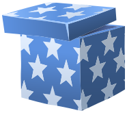 gift box stars