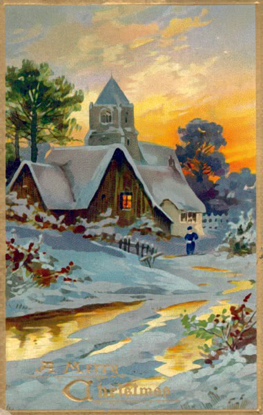 golden Christmas morning 1910