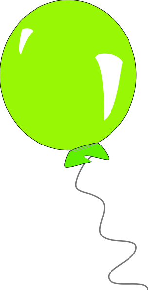 green balloon clip art - photo #46