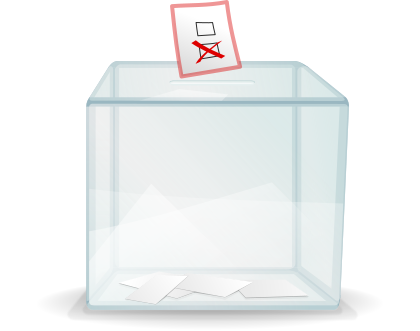 glass poll box