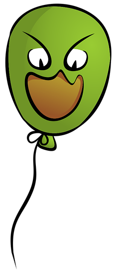 Balloon Halloween green