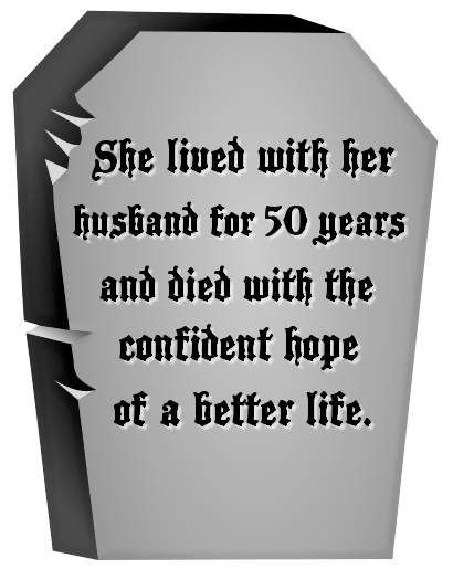 epitaph wife hope