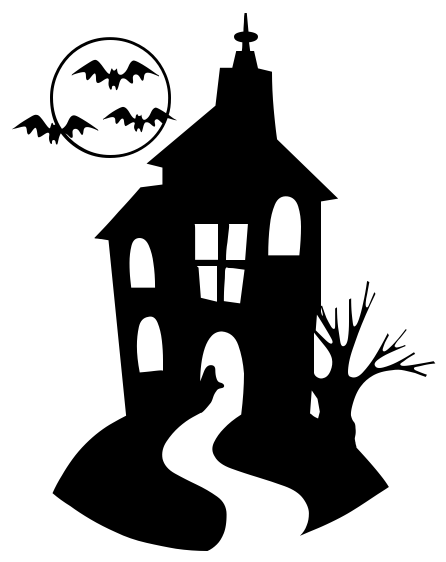 ghost house clipart - photo #39