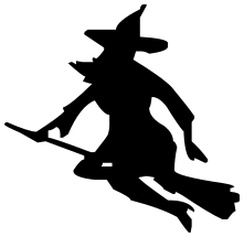 witch flying casual