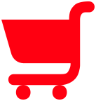 grocery cart small red
