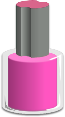 nail polish bottle pink