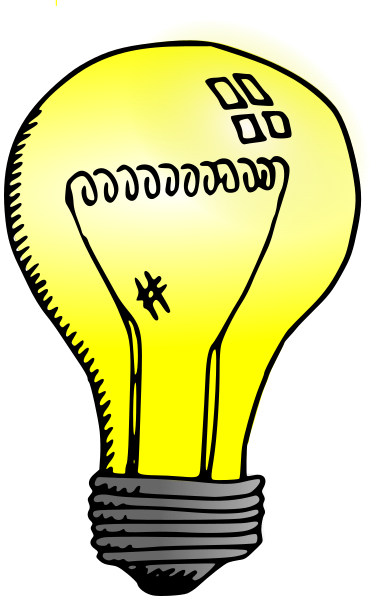 incandescent yellow light bulb