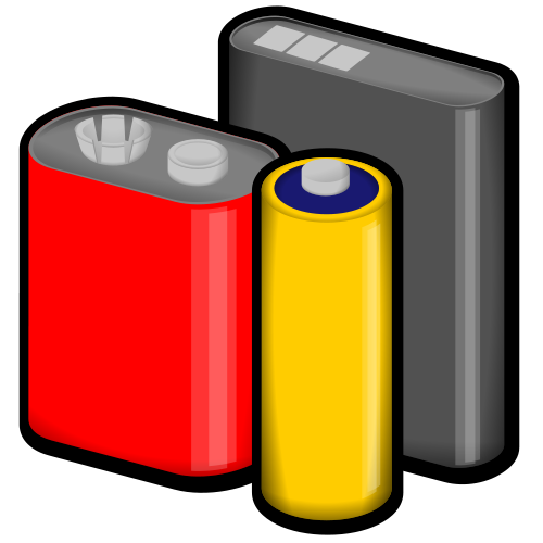 assorted batteries