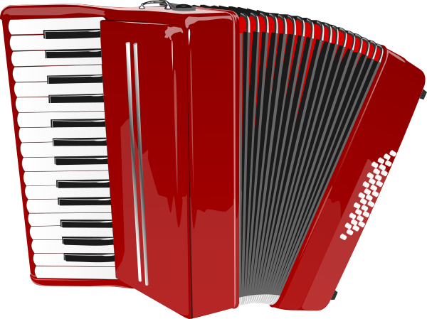 accordion red