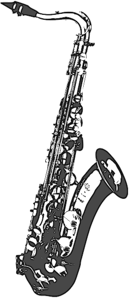 saxophone large BW
