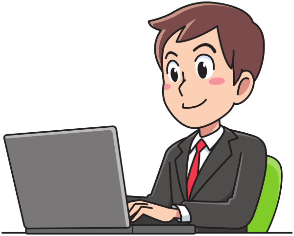 businessman on laptop